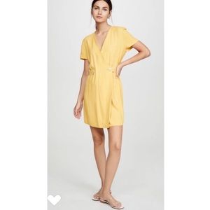 Rag & Bone yellow Tabitha dress xxs NWT